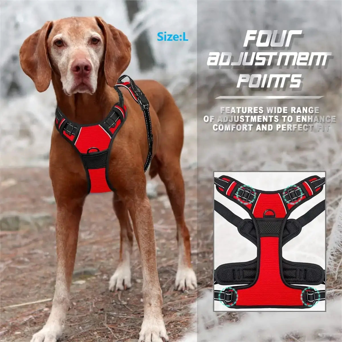 Furiva Front-Clip Reflective Dog Harness - product image 3