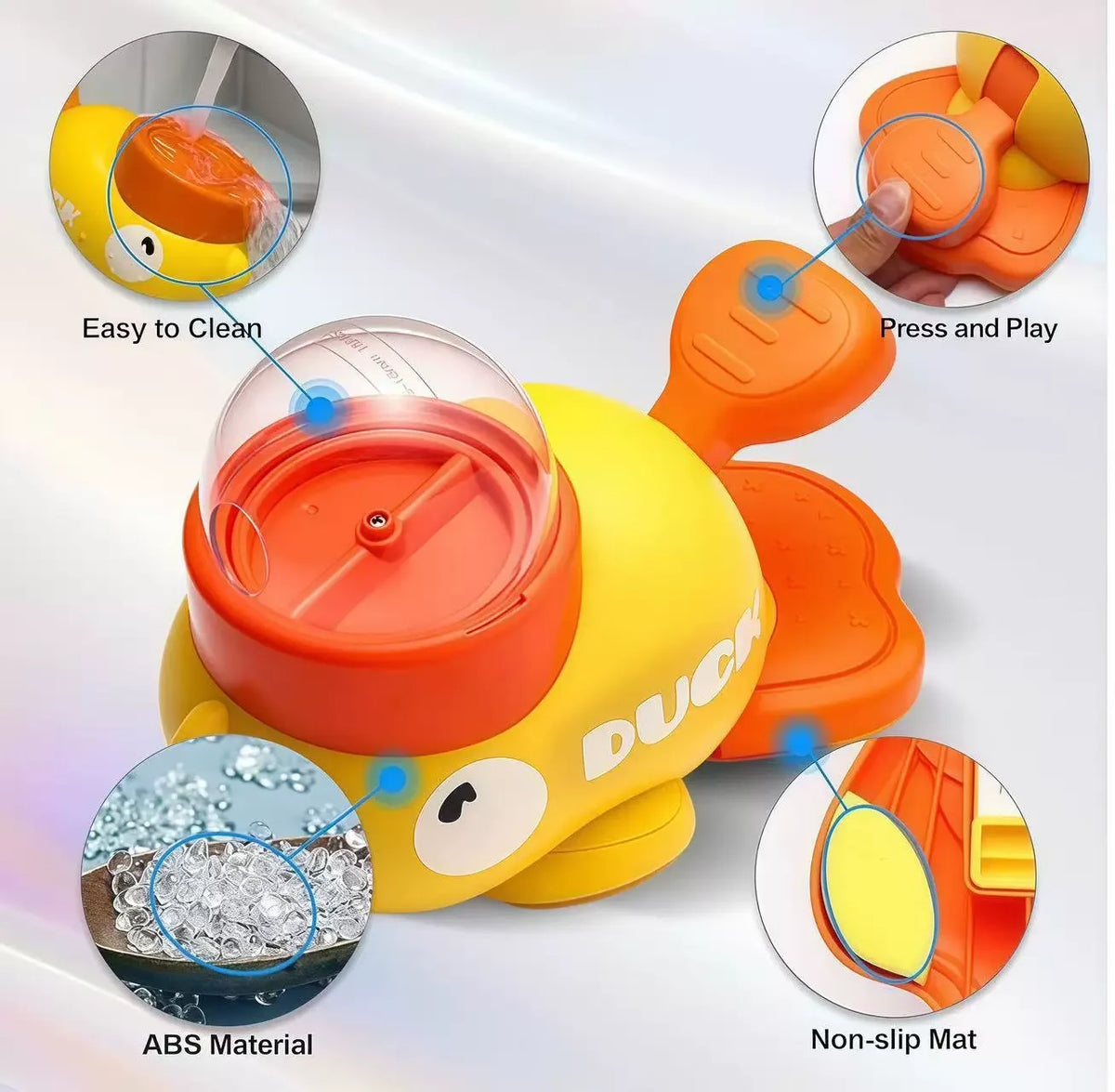 Furiva Yellow Duck Interactive Treat Dispenser - product image 3